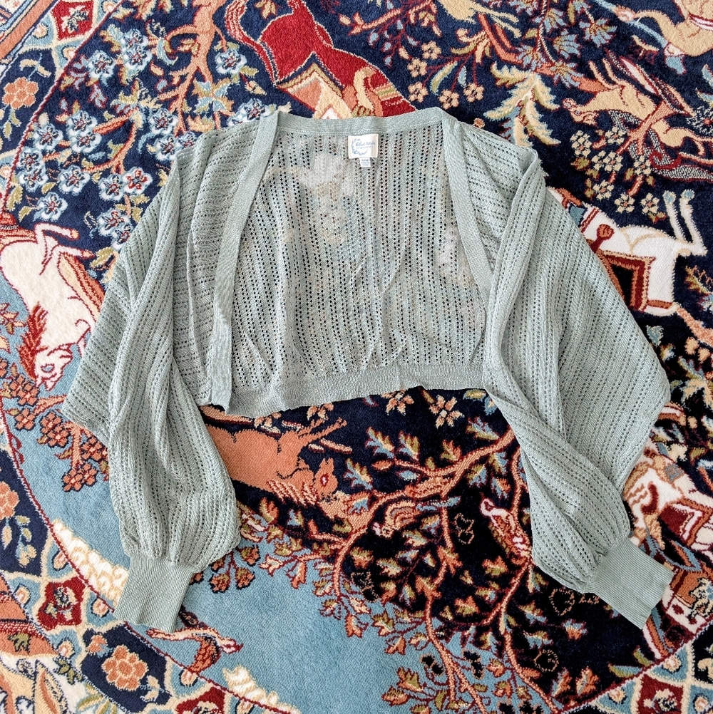 Sage Shrug Cardigan Bolero